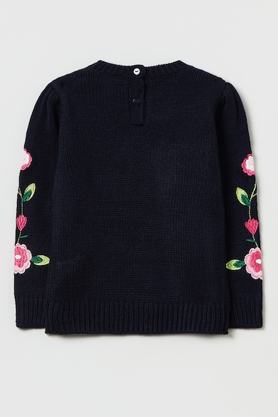 OVS Пуловер с флорална бродерия Момичета