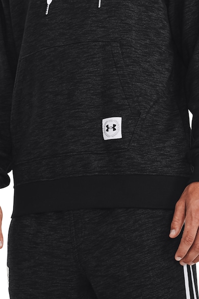 Under Armour Фитнес худи Ua Essential Heritage с райе встрани Мъже