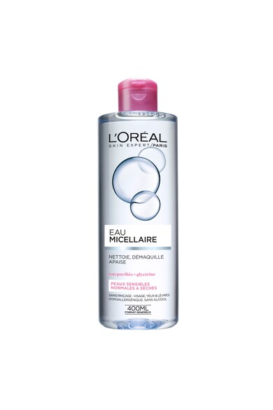 L'Oreal Paris Apa Micelara  pentru piele sensibila, ten uscat, 400 ml Femei