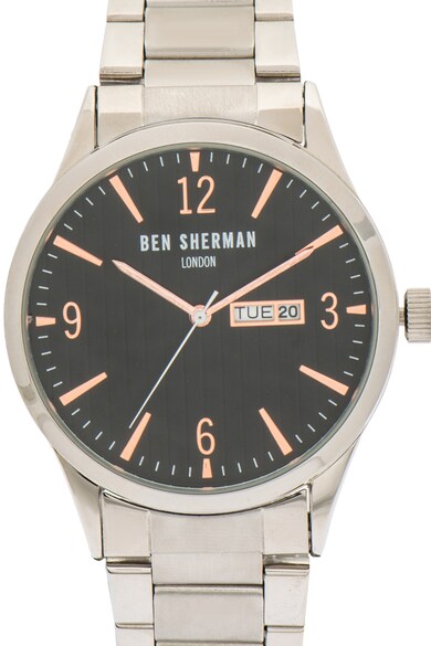 Ben Sherman Часовник с 3 стрелки и метална верижка Мъже