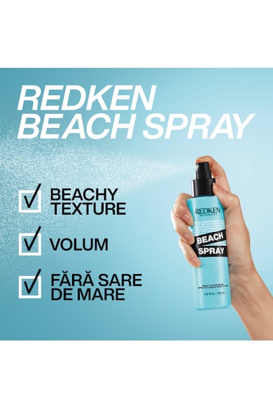 Redken Spray de par  Beach Spray pentru bucle, fara sare de mare, 125 ml Femei