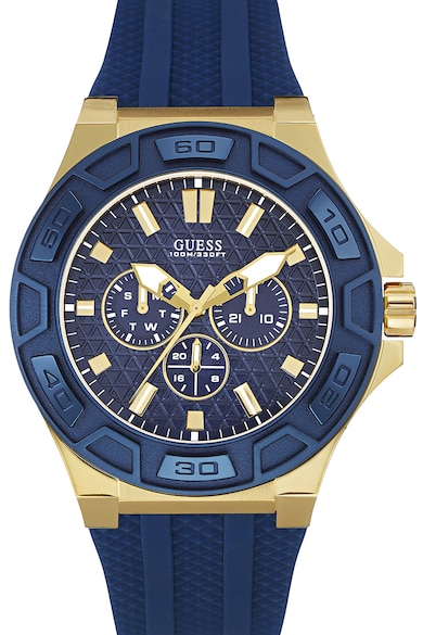 GUESS Ceas quartz cu o curea de silicon Barbati