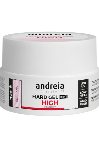 Andreia Professional Изграждащ гел Hard Gel high visc Soft Pink, 22 гр Жени
