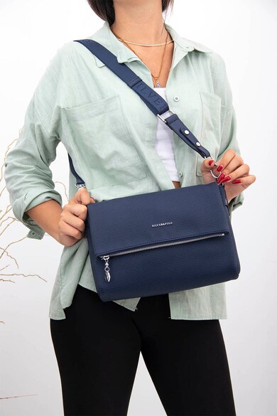 Silver&Polo Texturált táska állítható keresztpánttal női
