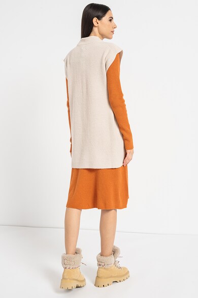 Stefanel Rövid ujjú merinógyapjú tartalmú pulóver női