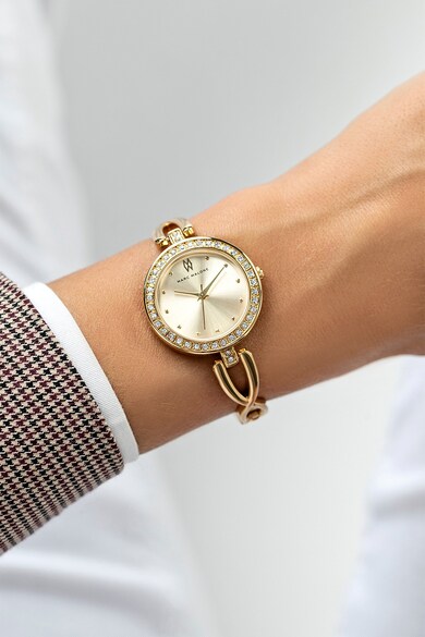 Marc Malone Овален часовник с тънка верижка Жени
