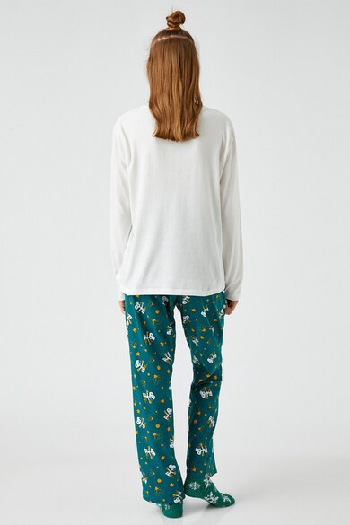 KOTON Snoopy mintás pizsama női