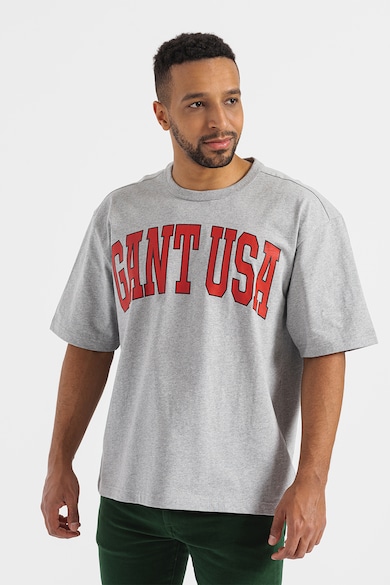 Gant Уголемена памучна тениска USA Мъже