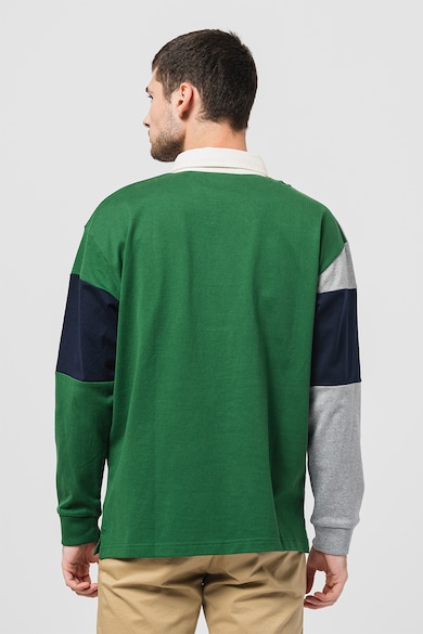 Gant Crest Shield colorblock dizájnos galléros felső férfi