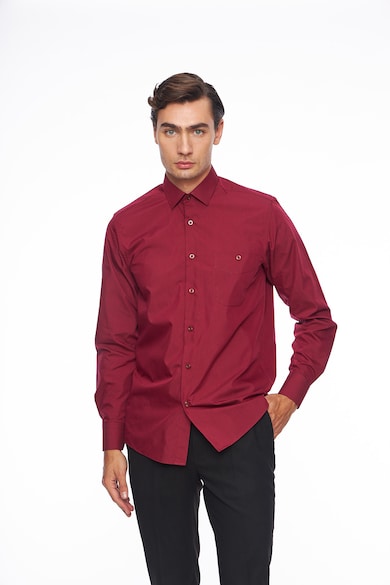 Vegea Риза със стандартна кройка и джоб Мъже