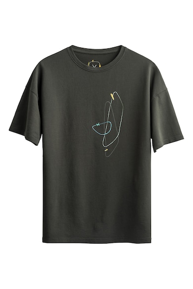 KAFT Тениска Plabo с абстрактна шарка Мъже