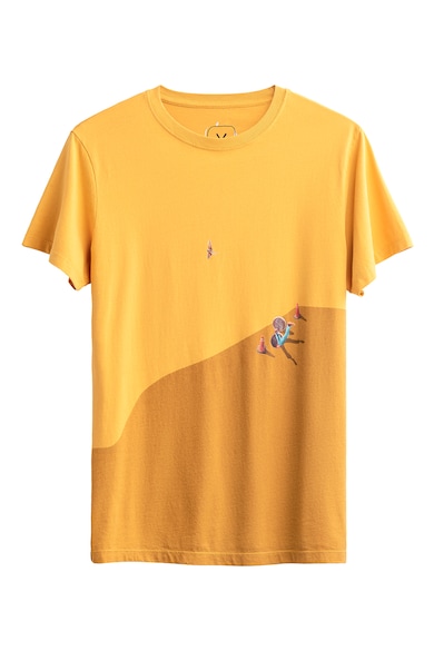 KAFT Унисекс двуцветна памучна тениска Мъже