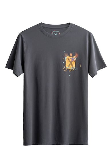 KAFT Унисекс тениска Odehug с овално деколте Мъже