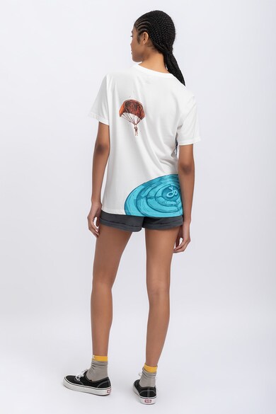 KAFT Унисекс памучна тениска с фигурална щампа Жени