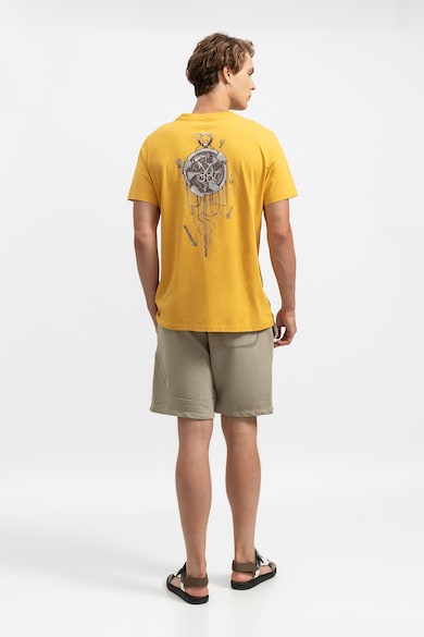 KAFT Унисекс памучна тениска с фигурална щампа Мъже