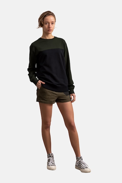 KAFT Colorblock dizájnos uniszex pulóver női