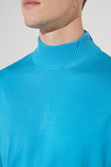 AC&Co Пуловер с фина плетка и рипсени карища Мъже