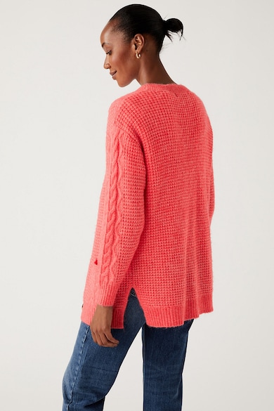Cardigan Cu Decolteu In V Si Model Torsade Marks Spencer T38 0735 WM cardigan-cu-decolteu-in-v-si-model-torsade-marks-spencer-t38-0735-wm