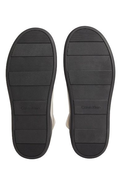 CALVIN KLEIN Flatform bőrcsizma női