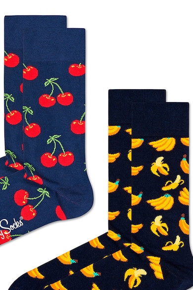 Happy Socks Rövid szárú mintás zokni szett - 2 pár női