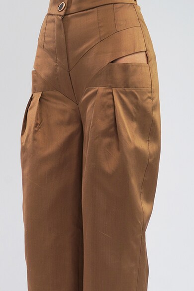 ART AREA Копринен панталон с широк крачол Жени