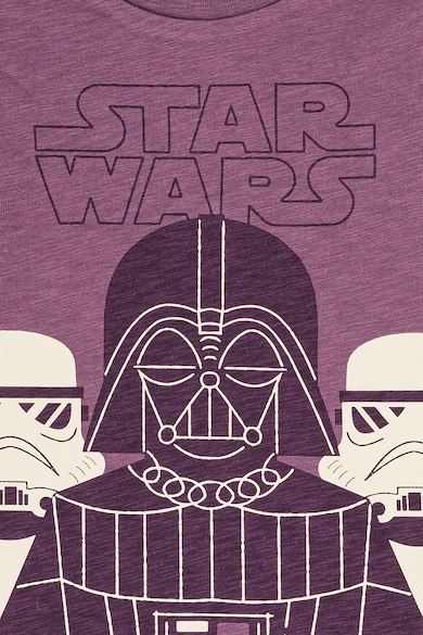 GAP Tricou din bumbac organic cu imprimeu cu tematica Star Wars Fete
