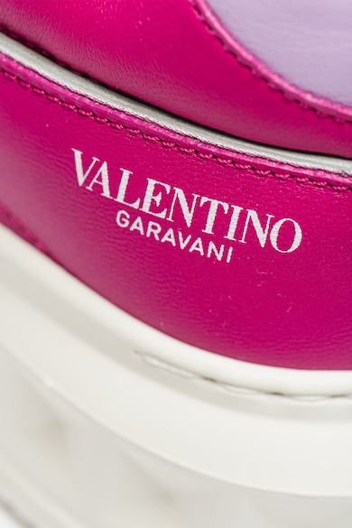 Valentino Garavani Кожени спортни обувки с перфорации Жени