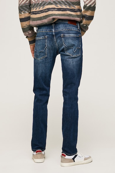 Pepe Jeans London Прави дънки Cash със захабен ефект Мъже