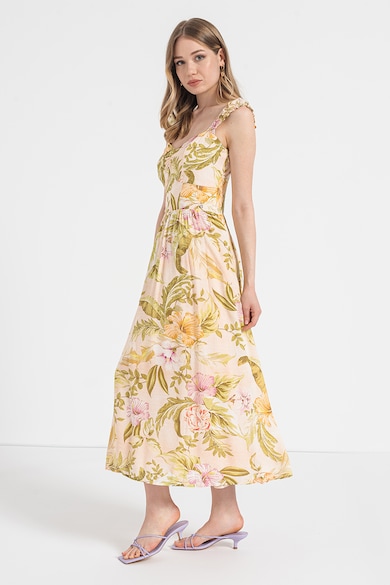 GUESS Разкроена флорална рокля Жени