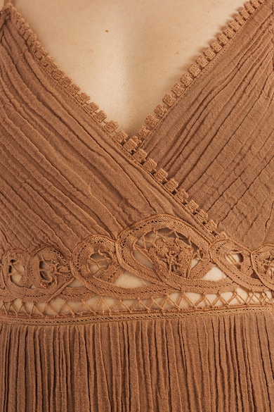 GUESS Bővülő ruha hímzett részletekkel női