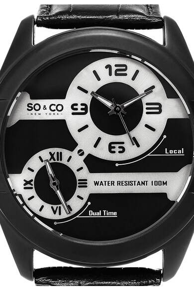 SO&CO New York Черен часовник Tribeca Madison 5209 Мъже