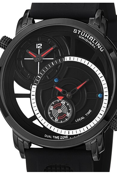 Stuhrling Ceas negru Eclipse Horizon Barbati