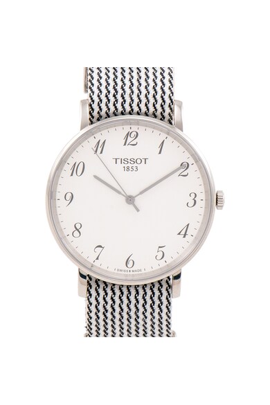 Tissot Ceas alb cu negru Everytime Barbati