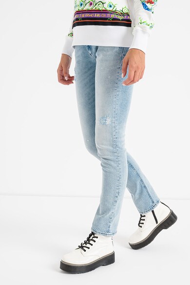 Versace Jeans Couture Skinny fit farmernadrág szaggatott részletekkel női
