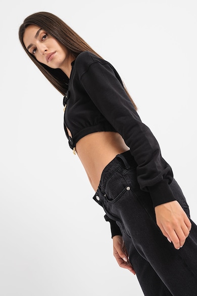 Versace Jeans Couture Crop pulóver kivágással az elején női