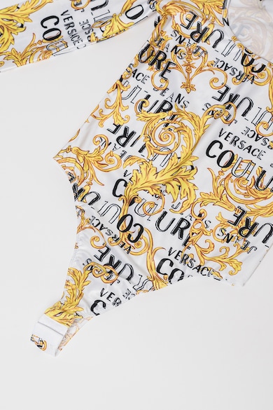 Versace Jeans Couture Body cu imprimeu si decolteu amplu Femei