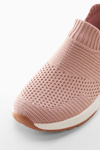 Mango Luisa hálós anyagú bebújós sneaker Lány