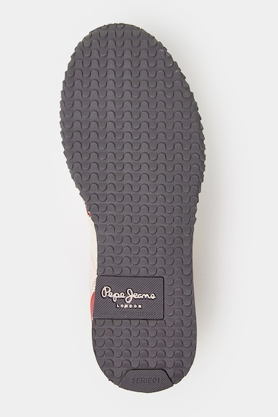 Pepe Jeans London Hálós sneaker nyersbőr részletekkel női