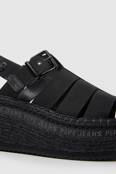 Pepe Jeans London Sandale-espadrile cu catarama Femei