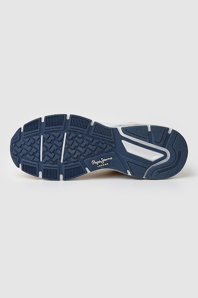 Pepe Jeans London Спортни обувки с кожа, текстил и лого Мъже
