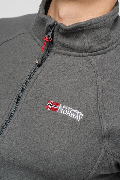 Geographical Norway Спортна блуза от полар с цип и реглан ръкави Tug Мъже
