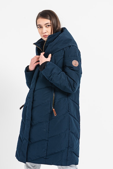 Geo Norway Djamila kapucnis bélelt télikabát steppelt dizájnnal női