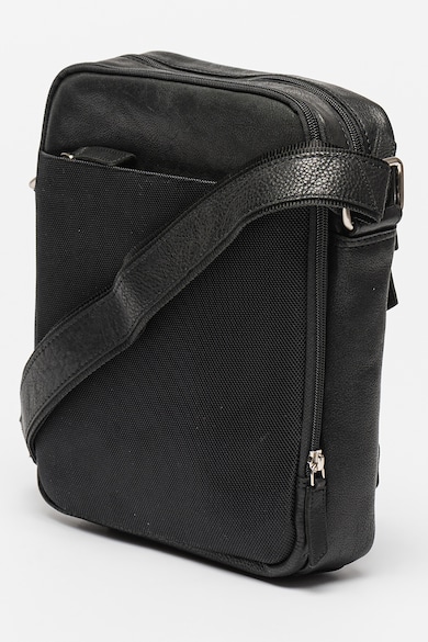 Pierre Cardin Кожена чанта с текстил Мъже