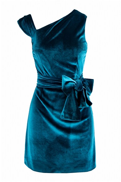 AVENUE No.29 Кадифена рокля с колан Жени
