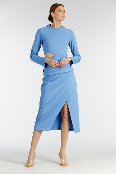 KAN Блуза от органичен памук със странични отвори Жени