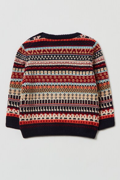 OVS Десениран пуловер с овално деколте Момчета