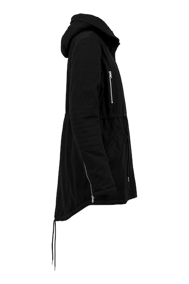 Urban Classics Aszimmetrikus kapucnis kabát női