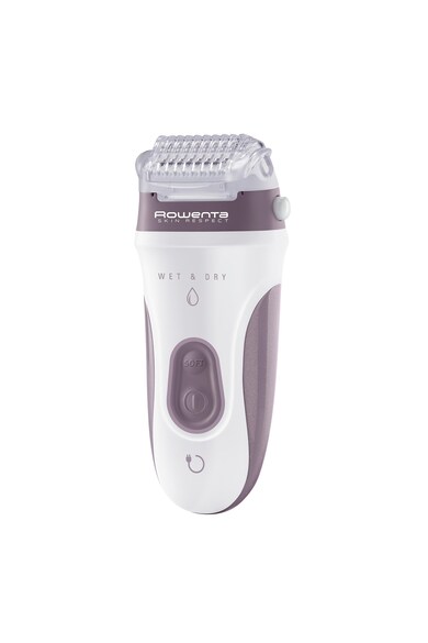 Rowenta Epilator   Skin Respect, Wet&Dry, 40 min, cap pivotant, 2 viteze, Dermo Protect, Alb Femei