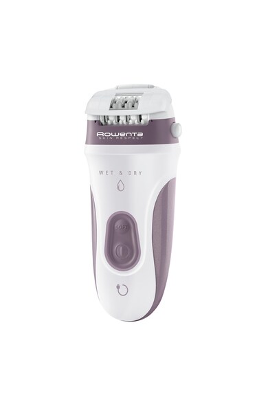 Rowenta Epilator   Skin Respect, Wet&Dry, 40 min, cap pivotant, 2 viteze, Dermo Protect, Alb Femei