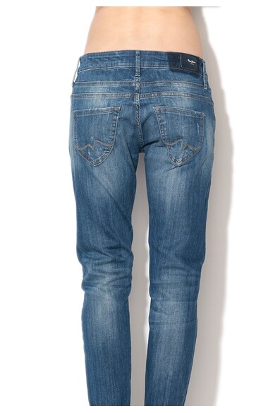 Pepe Jeans London Jeansi conici albastri cu aplicatii Marie Femei